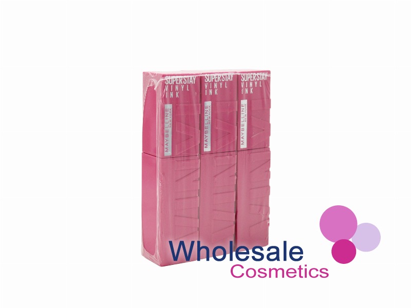 9 x Maybelline Super Stay Vinyl Ink Liquid Lipstick - 150 STRIKING